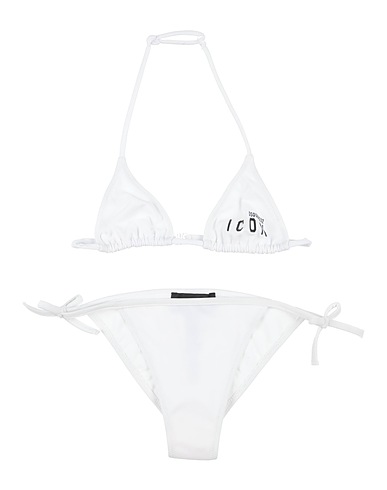 DSQUARED2 Maillot deux pièces ICON Blanc 80% Polyamide, 20% Élasthanne