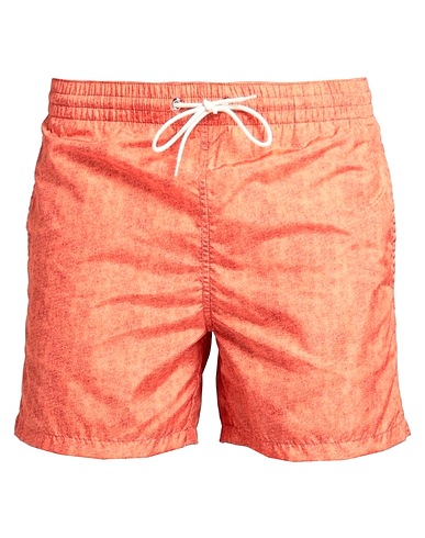 FIORIO Swim shorts Orange 100% Polyester