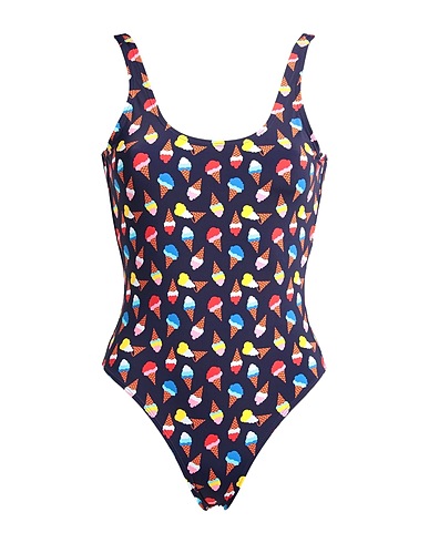HAPPY SOCKS One-piece swimsuits Midnight blue 86% Polyamide, 14% Elastane