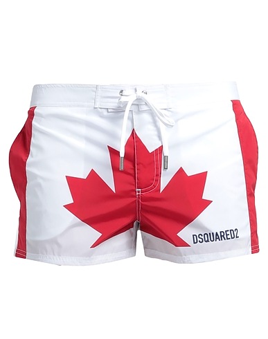 DSQUARED2 Boxer mare Bianco 92% Poliammide, 8% Elastan
