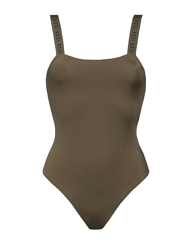 DSQUARED2 Costume intero Verde militare 80% Poliammide, 20% Elastan