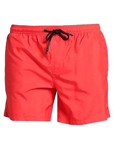 Y-E-S YOUR EVERYDAY SUPERHERO Swim shorts Tomato red 94% Polyamide, 6% Elastane