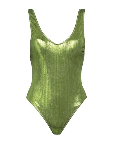 COTAZUR One-piece swimsuits Lime green 96% Polyester, 4% Elastane