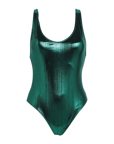 COTAZUR One-piece swimsuits Emerald green 96% Polyester, 4% Elastane