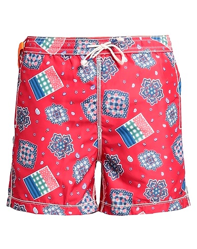 BROOKSFIELD Swim shorts Red 100% Polyester