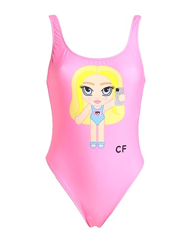 CHIARA FERRAGNI Costume intero Fucsia 82% Poliestere, 18% Elastan