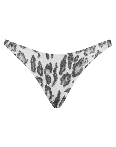 STELLA McCARTNEY Bikini Silver 69% Polyamide, 19% Elastane, 12% Metallic fiber