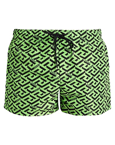 VERSACE Boxer mare Verde lime 100% Poliestere