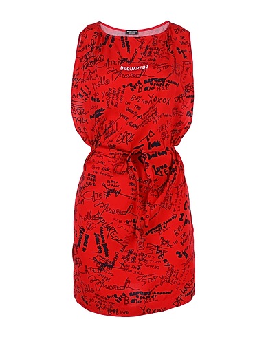 DSQUARED2 Cover-ups Red 100% Viscose