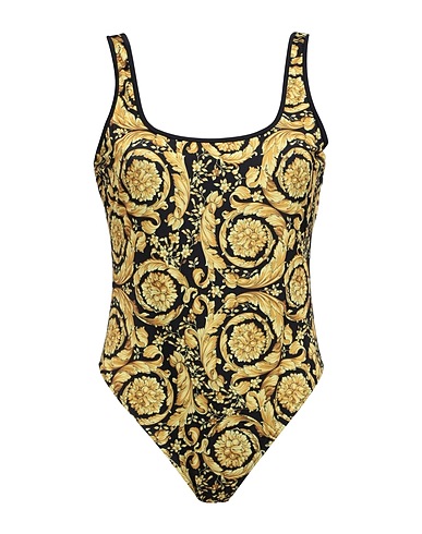 VERSACE One-piece swimsuits Black 78% Polyester, 22% Elastane, Polyamide