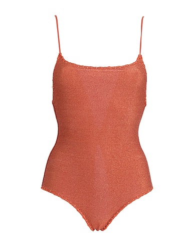 ANJUNA One-piece swimsuits Rust 86% Polyester, 14% Elastane