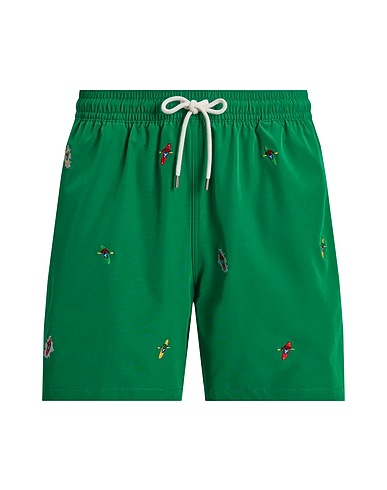 POLO RALPH LAUREN Swim shorts Green 90% Recycled polyester, 10% Elastane