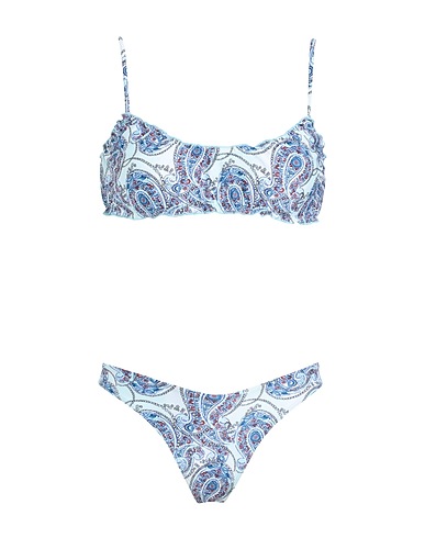 FRANKIES BIKINIS Bikini Sky blue 84% Nylon, 16% Elastane