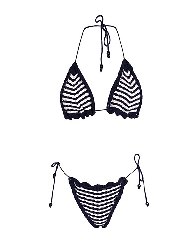 NOVEPUNTONOVE Bikini Navy 97% Cotton, 2% Polyamide, 1% Elastane