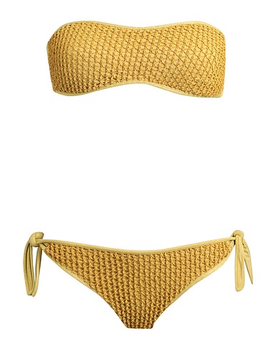 GENTRYPORTOFINO Bikini Mustard 72% Cotton, 28% Polyamide
