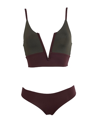 S AND S Bikini Burgundy 81% Polyamide, 19% Elastane