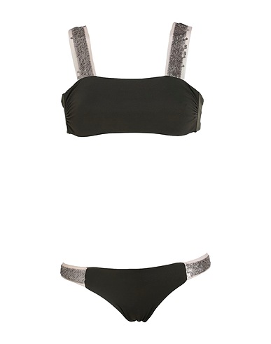 S AND S Bikini Military green 81% Polyamide, 19% Elastane