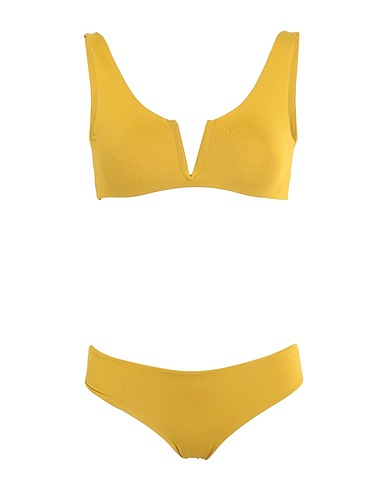S AND S Maillot deux pièces Moutarde 81% Polyamide, 19% Élasthanne