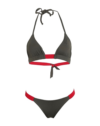 S AND S Bikini Military green 81% Polyamide, 19% Elastane