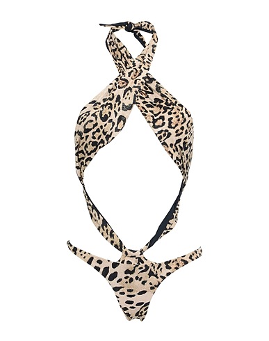 REINA OLGA One-piece swimsuits Sand 92% Polyamide, 8% Elastane