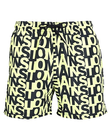 TOMMY JEANS Swim shorts Lime green 100% Polyester