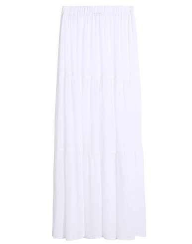 FISICO Maxi Skirts White 100% Viscose