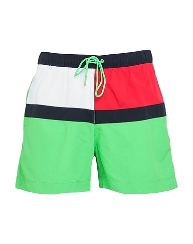 TOMMY HILFIGER Swim shorts Green 100% Polyamide