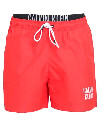 CALVIN KLEIN Swim shorts Red 100% Polyester