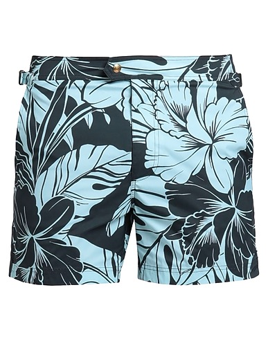 TOM FORD Swim shorts Turquoise 100% Polyester
