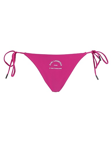 KARL LAGERFELD Bikini STRING BIKINI BOTTOMS W/ LOGO
 Magenta 81% Recycled polyamide, 19% Elastane