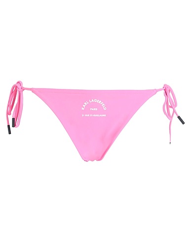 KARL LAGERFELD Bikini STRING BIKINI BOTTOMS W/ LOGO
 Fuchsia 81% Recycled polyamide, 19% Elastane
