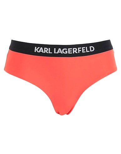 KARL LAGERFELD Bikini BIKINI HIPSTER W/ LOGO ELASTIC
 Orange 78% Recyceltes Polyamid, 22% Elastan
