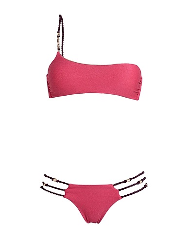 MISS BIKINI LUXE Bikini Magenta 75% Polyamide, 13% Elastane, 12% Metallic fiber