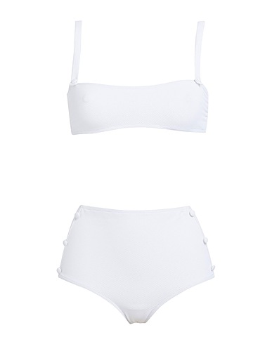 L' AUTRE CHOSE Bikini White 95% Polyamide, 5% Elastane
