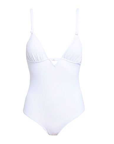 L' AUTRE CHOSE Costume intero Bianco 95% Poliammide, 5% Elastan