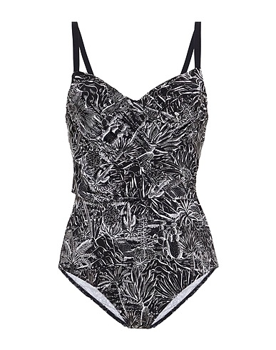 MAISON LEJABY One-piece swimsuits Black 79% Polyamide, 21% Elastane