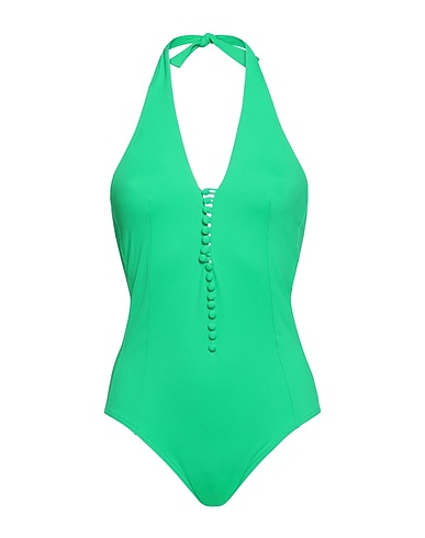 IODUS Maillot une pièce Vert 75% Polyamide, 25% Élasthanne