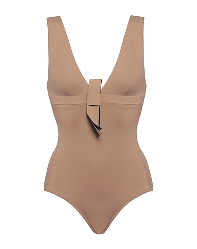 IODUS One-piece swimsuits Khaki 75% Polyamide, 25% Elastane