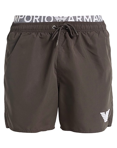 EMPORIO ARMANI Bañador tipo bóxer Plomo 94% Poliéster reciclado, 6% Elastán