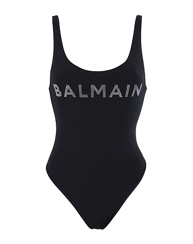 BALMAIN One-piece swimsuits SWIMSUIT
 Black 84% Polyester, 16% Elastane
