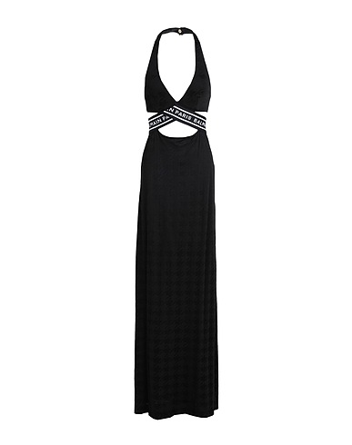 BALMAIN Copricostume LONG DRESS
 Nero 52% Viscosa, 48% Cotone
