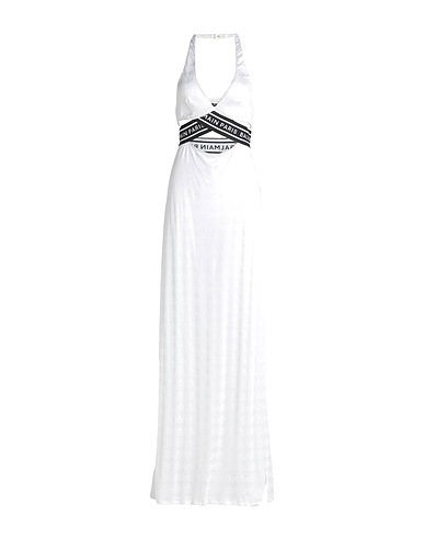 BALMAIN Copricostume LONG DRESS
 Bianco 52% Viscosa, 48% Cotone