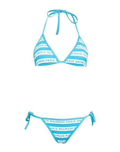 BALMAIN Bikini TRIANGLE BIKINI Azzurro 80% Poliammide, 20% Elastan