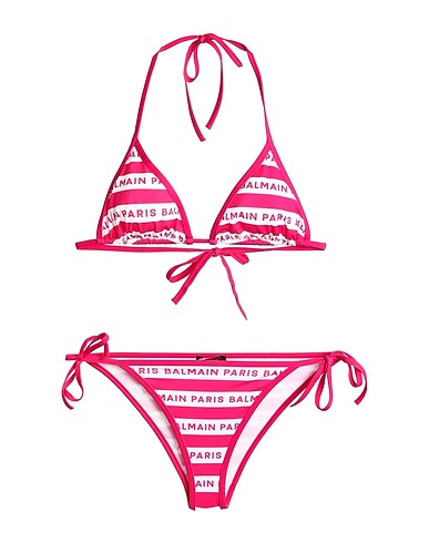 BALMAIN Bikini TRIANGLE BIKINI Fucsia 80% Poliammide, 20% Elastan