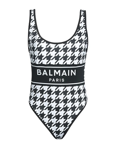 BALMAIN One-piece swimsuits OLIMPIONIC SWIMSUIT
 White 80% Polyamide, 20% Elastane