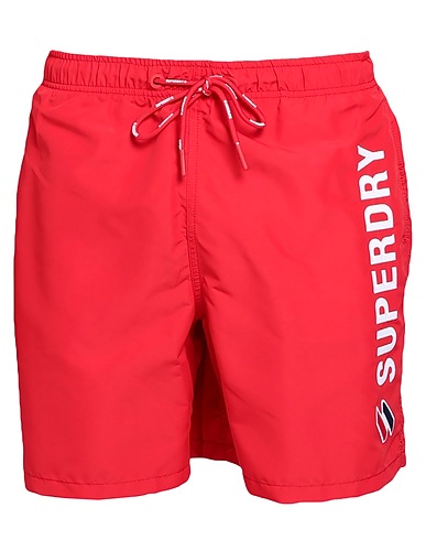 SUPERDRY Swim shorts Red 100% Recycled polyester