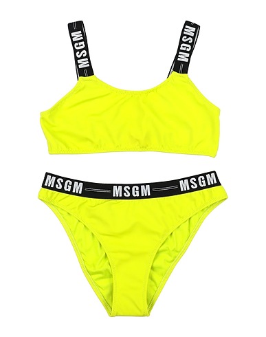 MSGM Bikini Lime green 82% Polyester, 18% Elastane