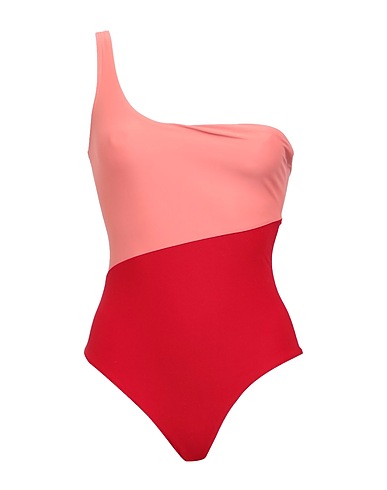 CASA RAKI One-piece swimsuits Red 78% ECONYL®, 22% Elastane