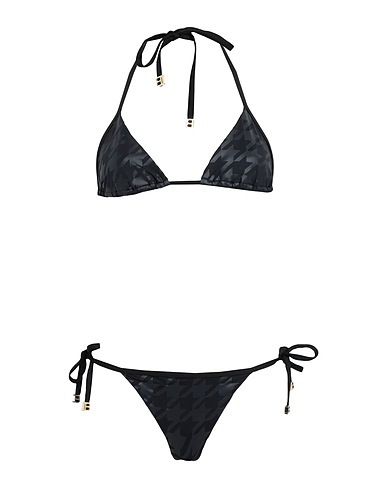 BALMAIN Bikini PIED DE POULE PIGMENT PRINT
 Black 80% Polyamide, 20% Elastane
