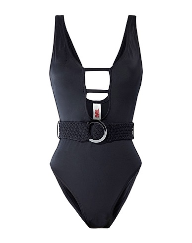 SOLID & STRIPED One-piece swimsuits Black 80% Polyamide, 20% Elastane